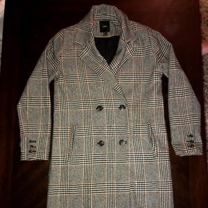 Glen Plaid Peacoat
